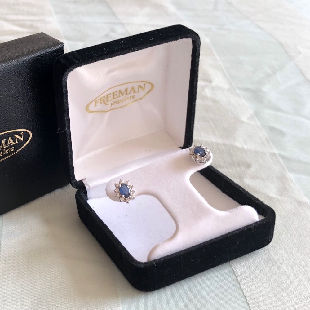 ‼️FINAL PRICE‼️ Never Worn! Sapphire & Diamond 14k